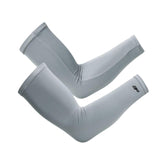 Maxbell Cooling Arm Sleeve Cover Sun Protection for Sports Unisex M gray