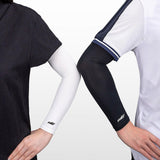 Maxbell Cooling Arm Sleeve Cover Sun Protection for Sports Unisex L black