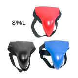 Maxbell Groin Guard Jockstrap Crotch Protector Adjustable for Exercise Training S Red