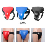 Maxbell Groin Guard Jockstrap Crotch Protector Adjustable for Exercise Training S Red