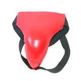 Maxbell Groin Guard Jockstrap Crotch Protector Adjustable for Exercise Training S Red