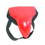 Maxbell Groin Guard Jockstrap Crotch Protector Adjustable for Exercise Training S Red