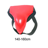 Maxbell Groin Guard Jockstrap Crotch Protector Adjustable for Exercise Training M Red