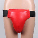 Maxbell Groin Guard Jockstrap Crotch Protector Adjustable for Exercise Training L Red