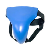 Maxbell Groin Guard Jockstrap Crotch Protector Adjustable for Exercise Training S Blue