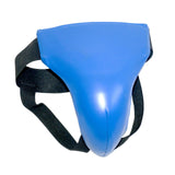 Maxbell Groin Guard Jockstrap Crotch Protector Adjustable for Exercise Training S Blue