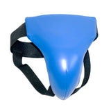 Maxbell Groin Guard Jockstrap Crotch Protector Adjustable for Exercise Training M Blue