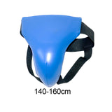 Maxbell Groin Guard Jockstrap Crotch Protector Adjustable for Exercise Training M Blue