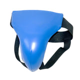 Maxbell Groin Guard Jockstrap Crotch Protector Adjustable for Exercise Training L Blue