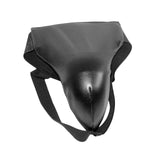 Maxbell Groin Guard Jockstrap Crotch Protector Adjustable for Exercise Training M Black