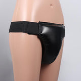 Maxbell Groin Guard Jockstrap Crotch Protector Adjustable for Exercise Training M Black