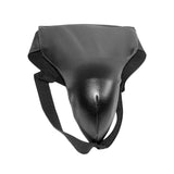 Maxbell Groin Guard Jockstrap Crotch Protector Adjustable for Exercise Training L Black