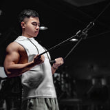 Maxbell Tricep Handle Fitness Gym Pull Down Grip for Biceps Forearm Workout
