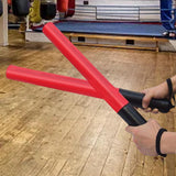 Maxbell 1 Pair Boxing Training Sticks Punch Foam Sticks Tool for Sports Grappling Red