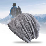 Maxbell Beanie Hat Wrap Comfortable Soft Durable Bonnet for Cycling Climbing Sports Gray