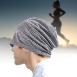 Maxbell Beanie Hat Wrap Comfortable Soft Durable Bonnet for Cycling Climbing Sports Gray