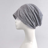 Maxbell Beanie Hat Wrap Comfortable Soft Durable Bonnet for Cycling Climbing Sports Gray