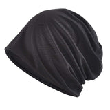 Maxbell Beanie Hat Wrap Comfortable Soft Durable Bonnet for Cycling Climbing Sports Black