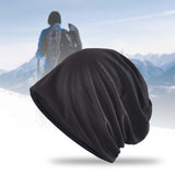 Maxbell Beanie Hat Wrap Comfortable Soft Durable Bonnet for Cycling Climbing Sports Black