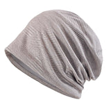 Maxbell Beanie Hat Wrap Comfortable Soft Durable Bonnet for Cycling Climbing Sports Light Gray