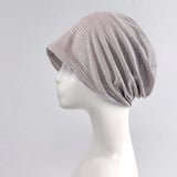 Maxbell Beanie Hat Wrap Comfortable Soft Durable Bonnet for Cycling Climbing Sports Light Gray