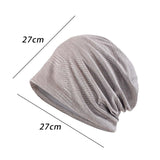 Maxbell Beanie Hat Wrap Comfortable Soft Durable Bonnet for Cycling Climbing Sports Light Gray