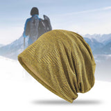 Maxbell Beanie Hat Wrap Comfortable Soft Durable Bonnet for Cycling Climbing Sports Yellow