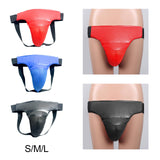 Maxbell Mens Crotch Protector Protective Boxing for Taekwondo Muay Thai Karate S Red