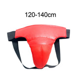 Maxbell Mens Crotch Protector Protective Boxing for Taekwondo Muay Thai Karate S Red