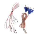 Maxbell Professional Fencing Body Cords Simple Using Three Pin Plug for Sports Foil Blue