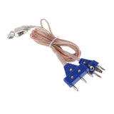 Maxbell Professional Fencing Body Cords Simple Using Three Pin Plug for Sports Foil Blue