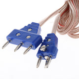 Maxbell Professional Fencing Body Cords Simple Using Three Pin Plug for Sports Foil Blue
