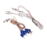 Maxbell Professional Fencing Body Cords Simple Using Three Pin Plug for Sports Foil Blue