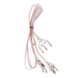 Maxbell Professional Fencing Body Cords Simple Using Three Pin Plug for Sports Foil Clear