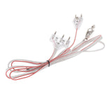 Maxbell Professional Fencing Body Cords Simple Using Three Pin Plug for Sports Foil Clear