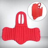 Maxbell Unisex Karate Chest Guard Taekwondo Protector Muay Thai Rib Shield Armour Red S