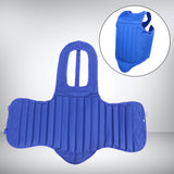 Maxbell Unisex Karate Chest Guard Taekwondo Protector Muay Thai Rib Shield Armour Blue S