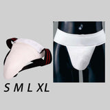 Maxbell Mens Taekwondo Groin Protector Exercise Underwear for Grappling Gym Workout S