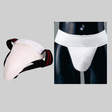 Maxbell Mens Taekwondo Groin Protector Exercise Underwear for Grappling Gym Workout S