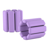 Maxbell 1 Pair Wearable Wrist Ankle Weights Running Dance Cardio Adjustable Yoga Violet