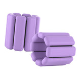 Maxbell 1 Pair Wearable Wrist Ankle Weights Running Dance Cardio Adjustable Yoga Violet