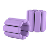 Maxbell 1 Pair Wearable Wrist Ankle Weights Running Dance Cardio Adjustable Yoga Violet
