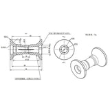 Maxbell Rowing Machine Wheel Accs Fitness Pulley for Household Strength Training