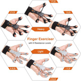 Maxbell Finger Exerciser Stretcher Adults Power Exercise Athlete Finger Strengthener 1Pc Black