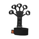Maxbell Finger Exerciser Stretcher Adults Power Exercise Athlete Finger Strengthener 1Pc Black
