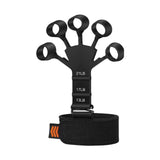Maxbell Finger Exerciser Stretcher Adults Power Exercise Athlete Finger Strengthener 1Pc Black