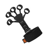 Maxbell Finger Exerciser Stretcher Adults Power Exercise Athlete Finger Strengthener 1Pc Black