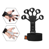 Maxbell Finger Exerciser Stretcher Adults Power Exercise Athlete Finger Strengthener 1Pc Black