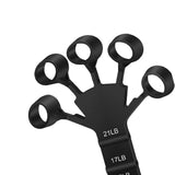 Maxbell Finger Exerciser Stretcher Adults Power Exercise Athlete Finger Strengthener 1Pc Black