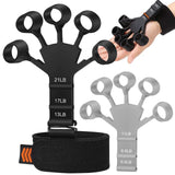 Maxbell Finger Exerciser Stretcher Adults Power Exercise Athlete Finger Strengthener 1Pc Gray